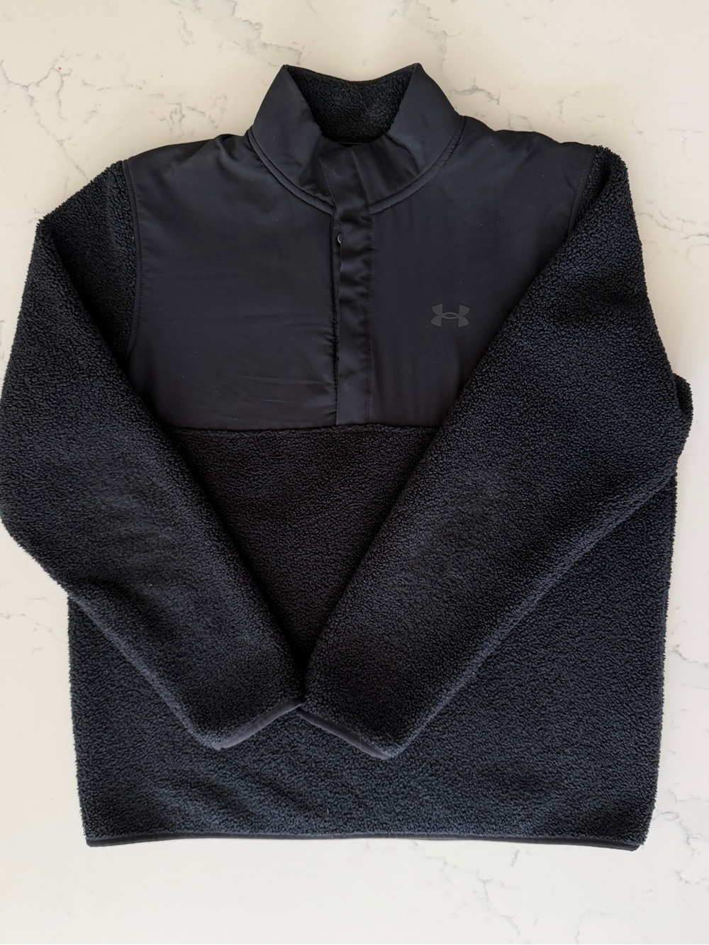 Under Armour Black Sherpa Quarter-Zip XL